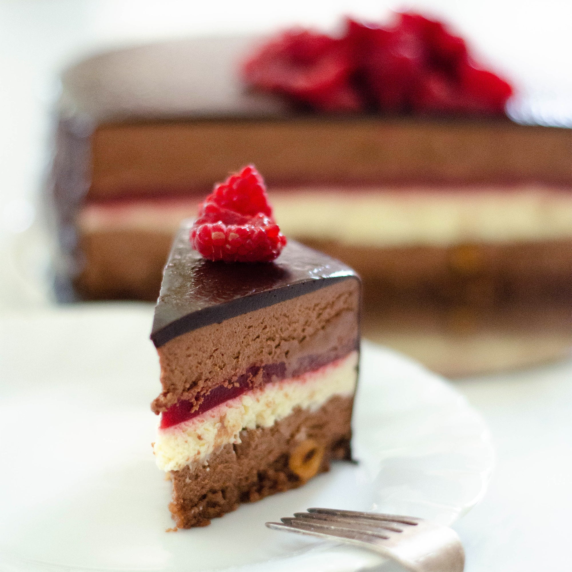 Chocolate-Raspberry Entremet (GF)