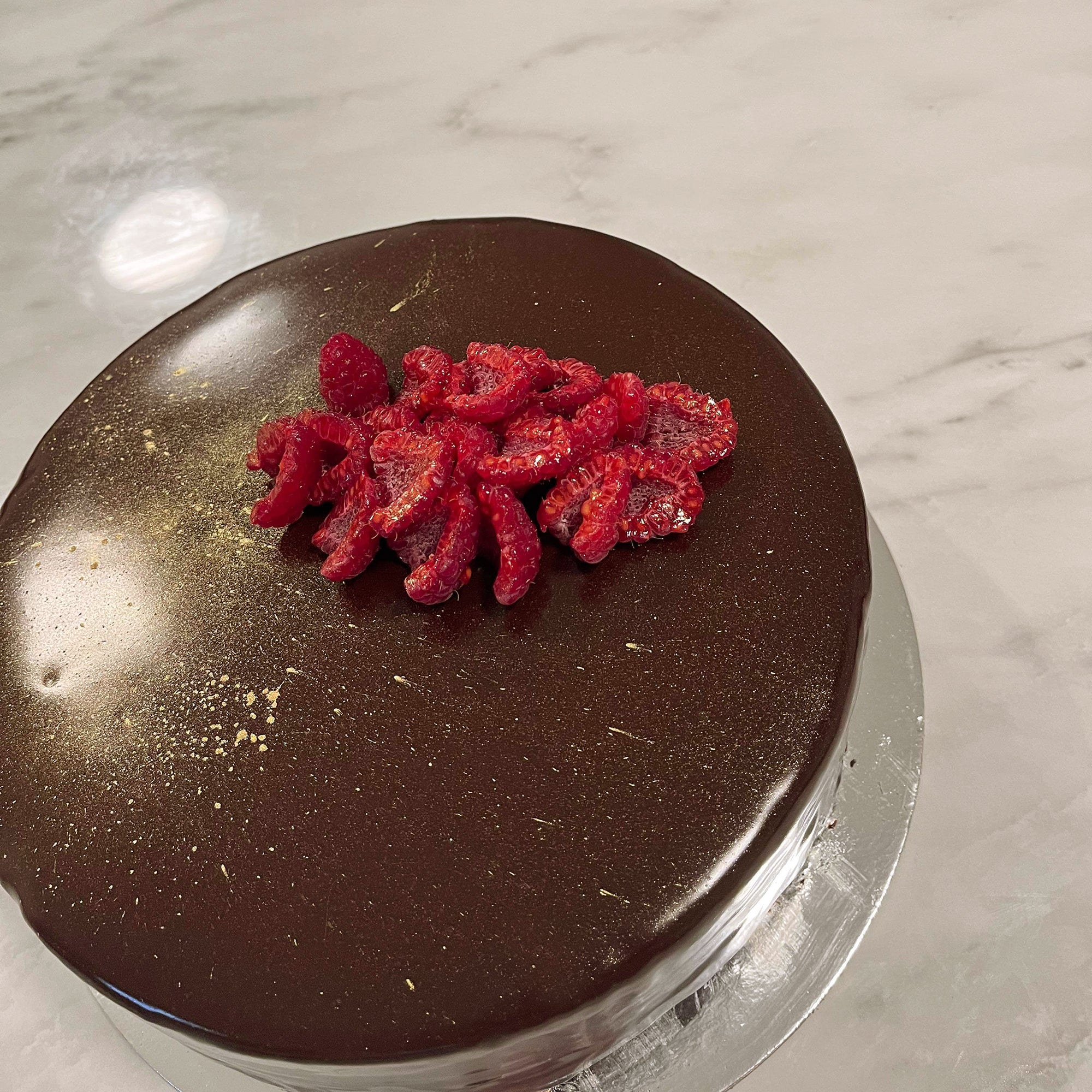 Chocolate-Raspberry Entremet (GF)